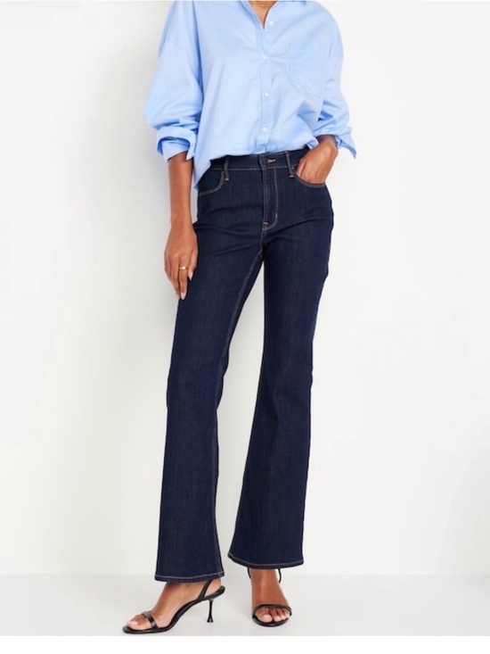 Old Navy Denim - Old Navy Dark wash High Waisted Wow Flare Jeans